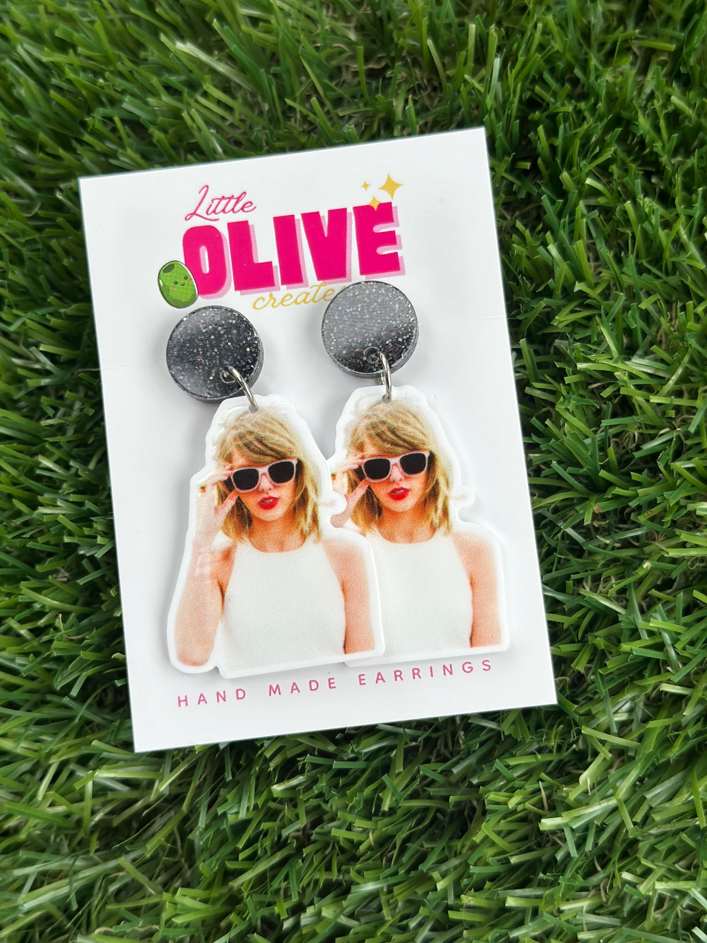Taylor Inspired Acrylic Earrings