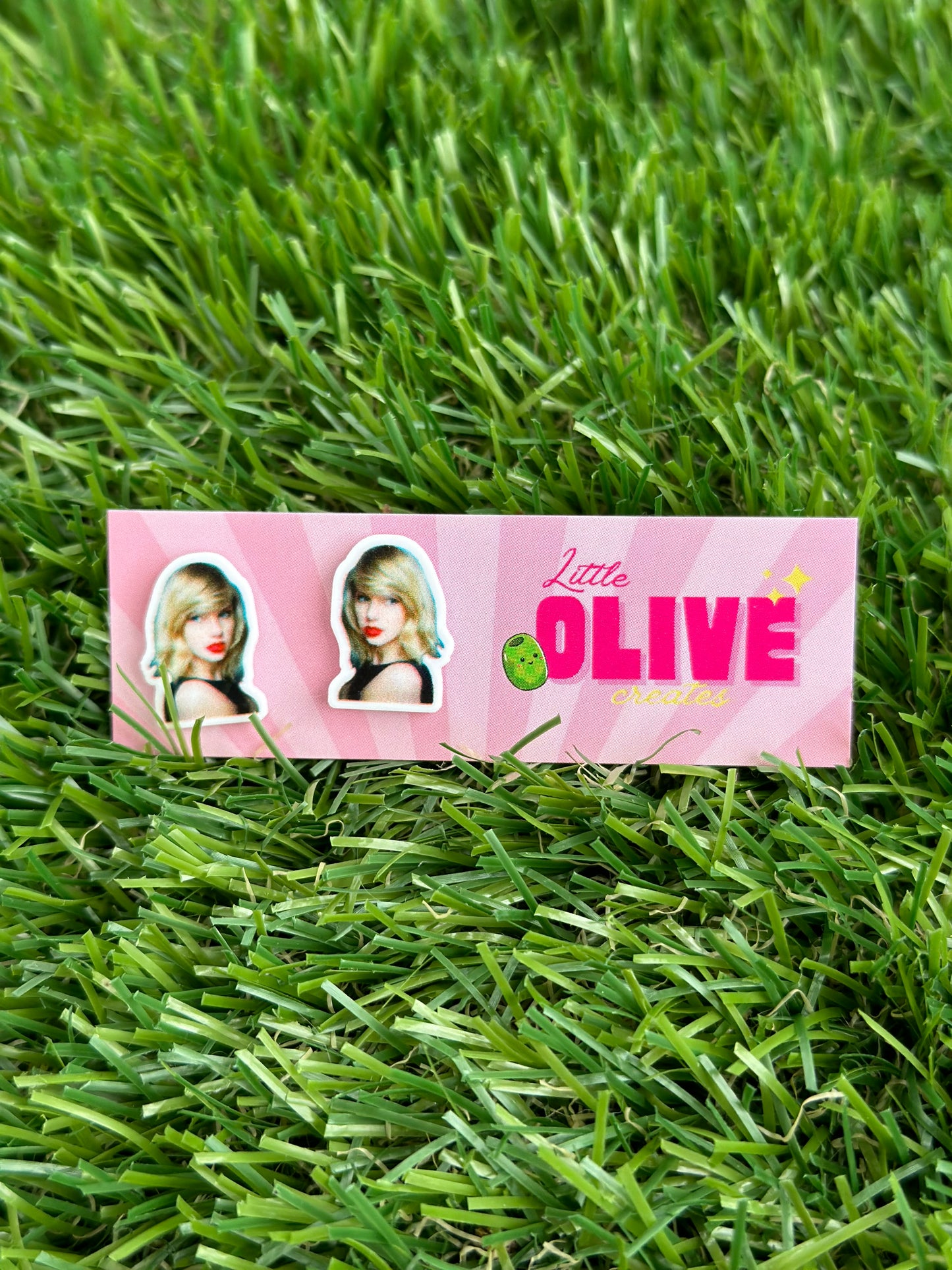 Taylor Inspired Acrylic Earrings — Dangle, Mini Dangle & studs