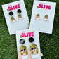 Taylor Inspired Acrylic Earrings — Dangle, Mini Dangle & studs