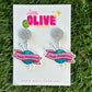 Knit Happens Dangle Earrings – Funny Knitting Gift for Crafters 🧶✨