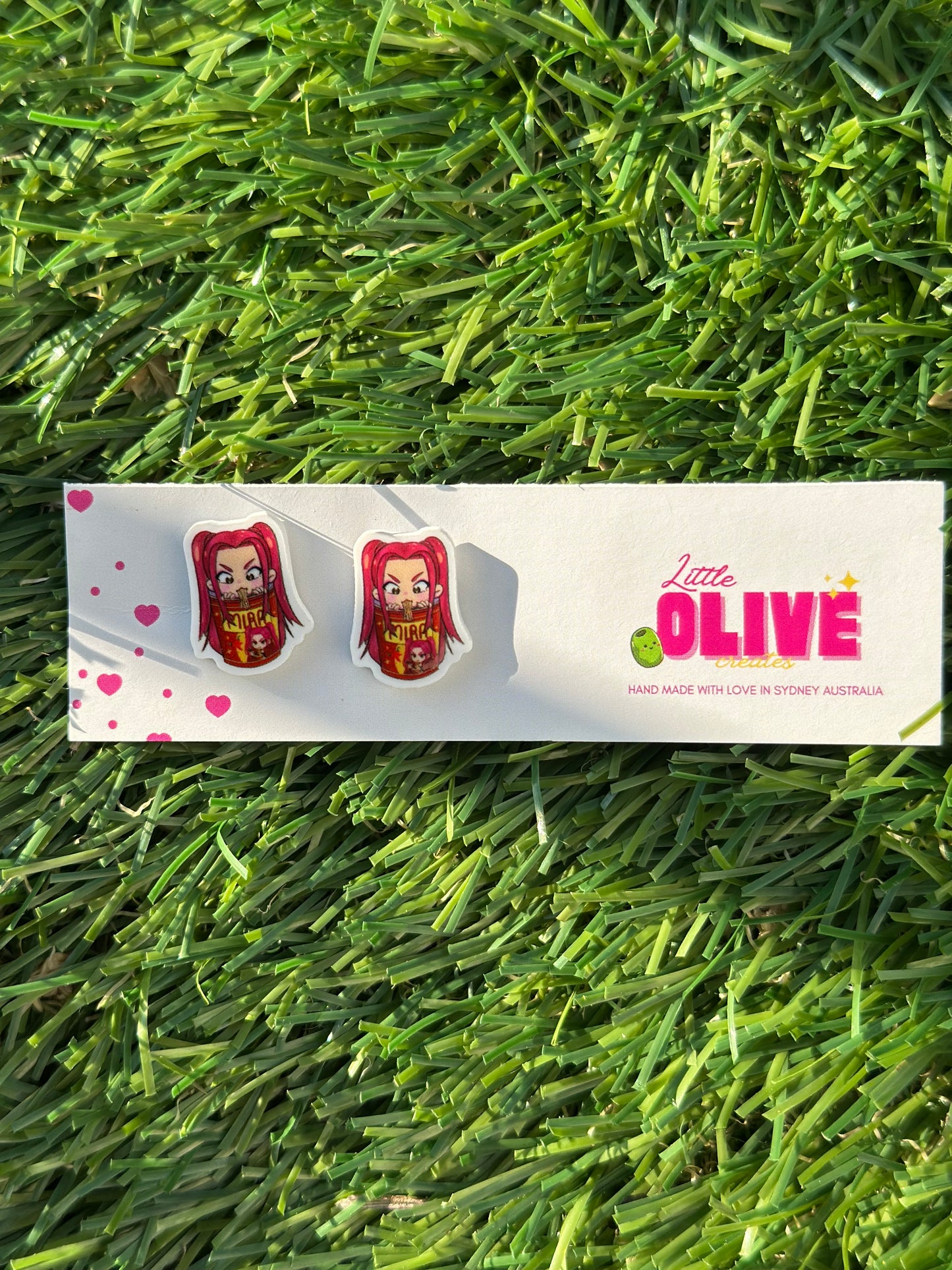 K-Pop Demon Hunter Huntrix Stud Earrings – Choose Rumi, Zoey, or Mira