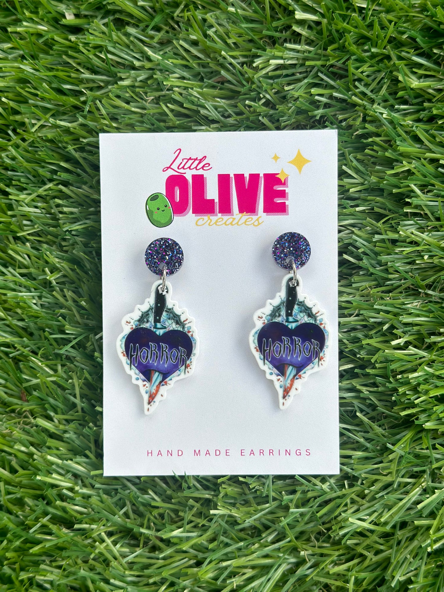 Spook-tacular Horror Lover Halloween Earrings!