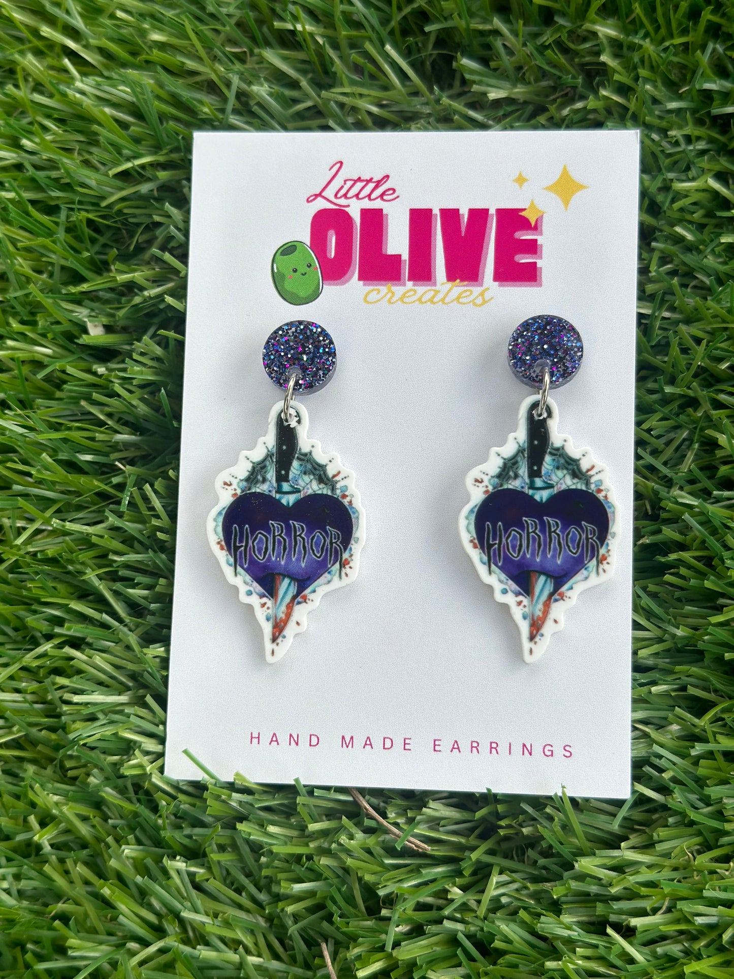 Spook-tacular Horror Lover Halloween Earrings!