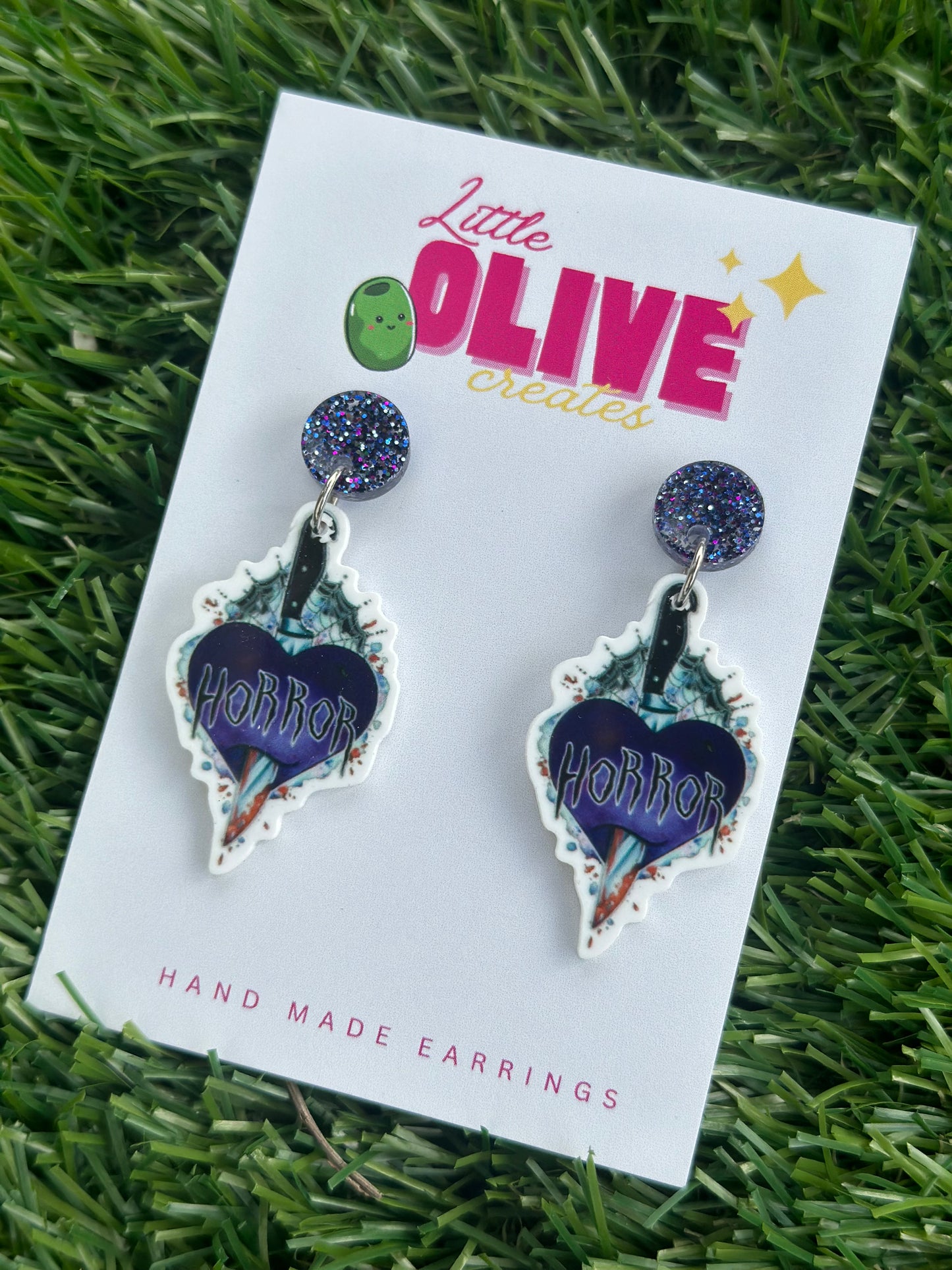 Spook-tacular Horror Lover Halloween Earrings!