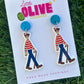 Where's Wally Book Week Teacher Earrings