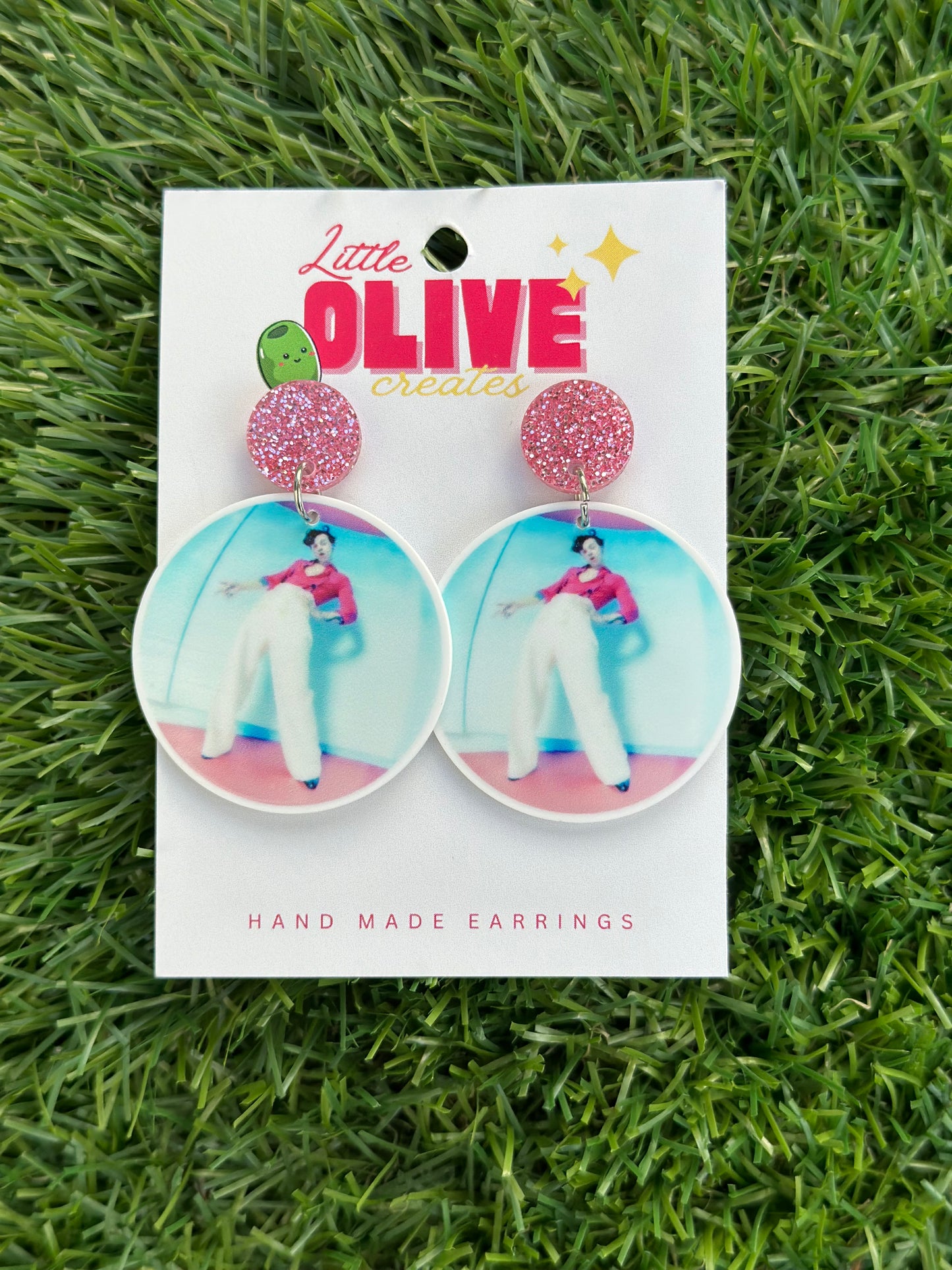 Watermelon Sugar- Harry Inspired Dangle Earrings!