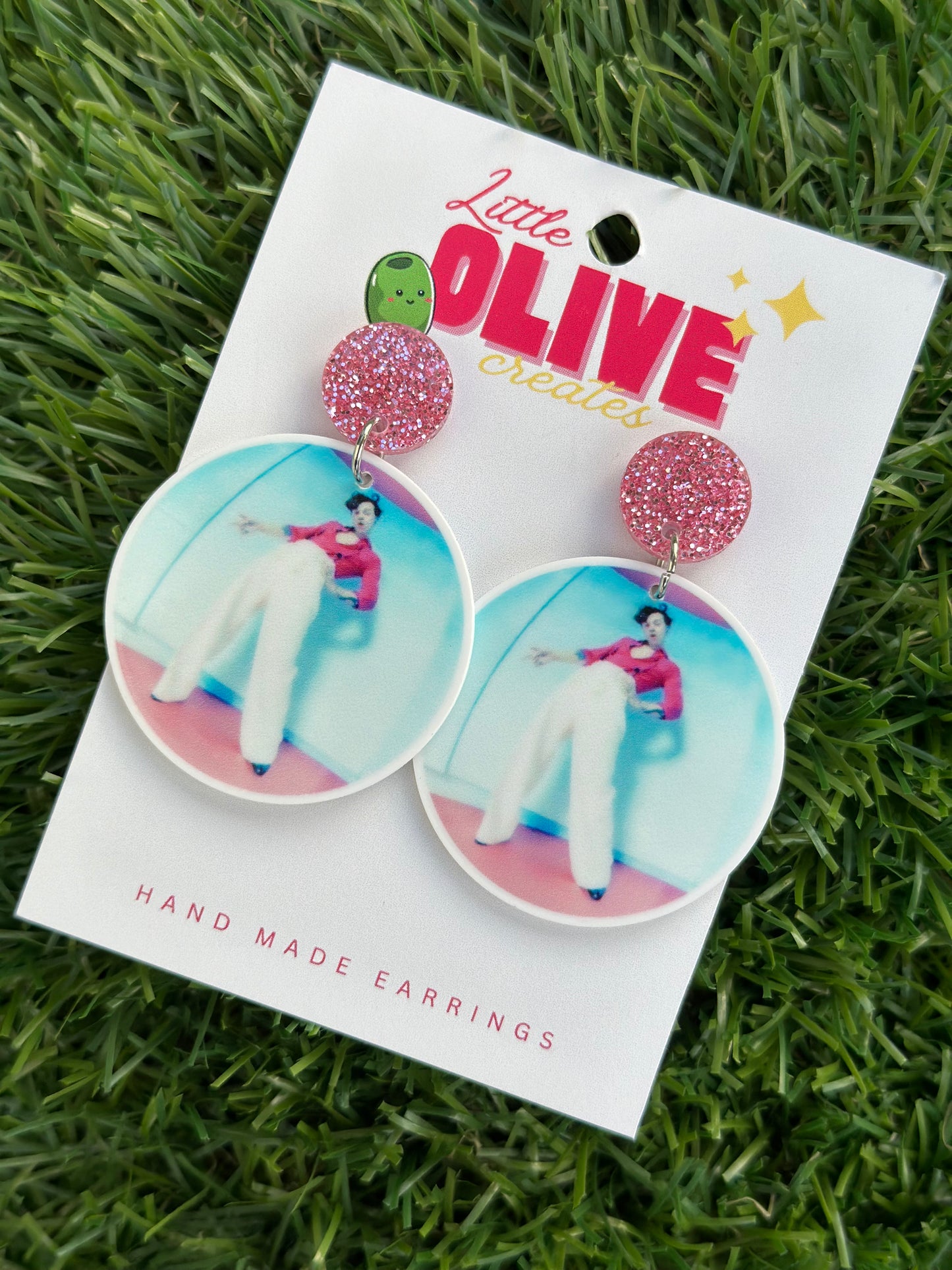 Watermelon Sugar- Harry Inspired Dangle Earrings!
