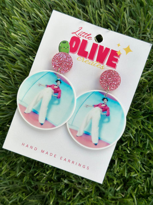 Watermelon Sugar- Harry Inspired Dangle Earrings!