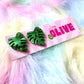 Stunning Monstera Leaf Stud Earrings - Botanical Beauty