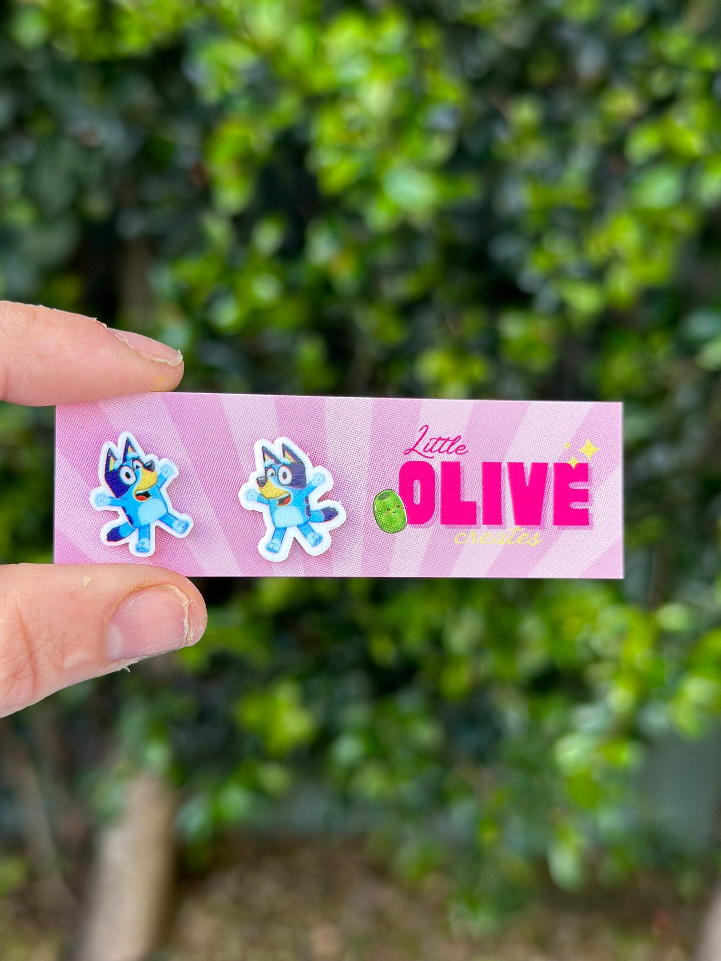 Bluey Stud Earrings - Here Come the Grannies and Bingo's Floppy Bunny and much more!