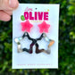 Two-Tone Barbie Inspired Star Earrings - Silver Mirror and Neon Pink Glamour