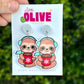 Super Adorable Winter Sloth Christmas Earrings - Cozy Sloth Sips Hot Cocoa