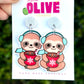 Super Adorable Winter Sloth Christmas Earrings - Cozy Sloth Sips Hot Cocoa