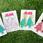 Gorgeous Glitzy Glitter Christmas Tree Dangle Earrings - Festive Variety Pack