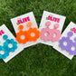 Retro Flower Power Dangle Earrings - Groovy '60s Style with Stainless Steel Posts"
