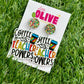 Teacher Earrings - 'Coffee Gives Me Teacher Powers' Dangle Earrings