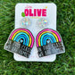 In This Class We Are Family' Teacher Earrings - Fostering Unity