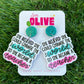 She Believed She Could' Teacher Earrings - Inspiring Educators