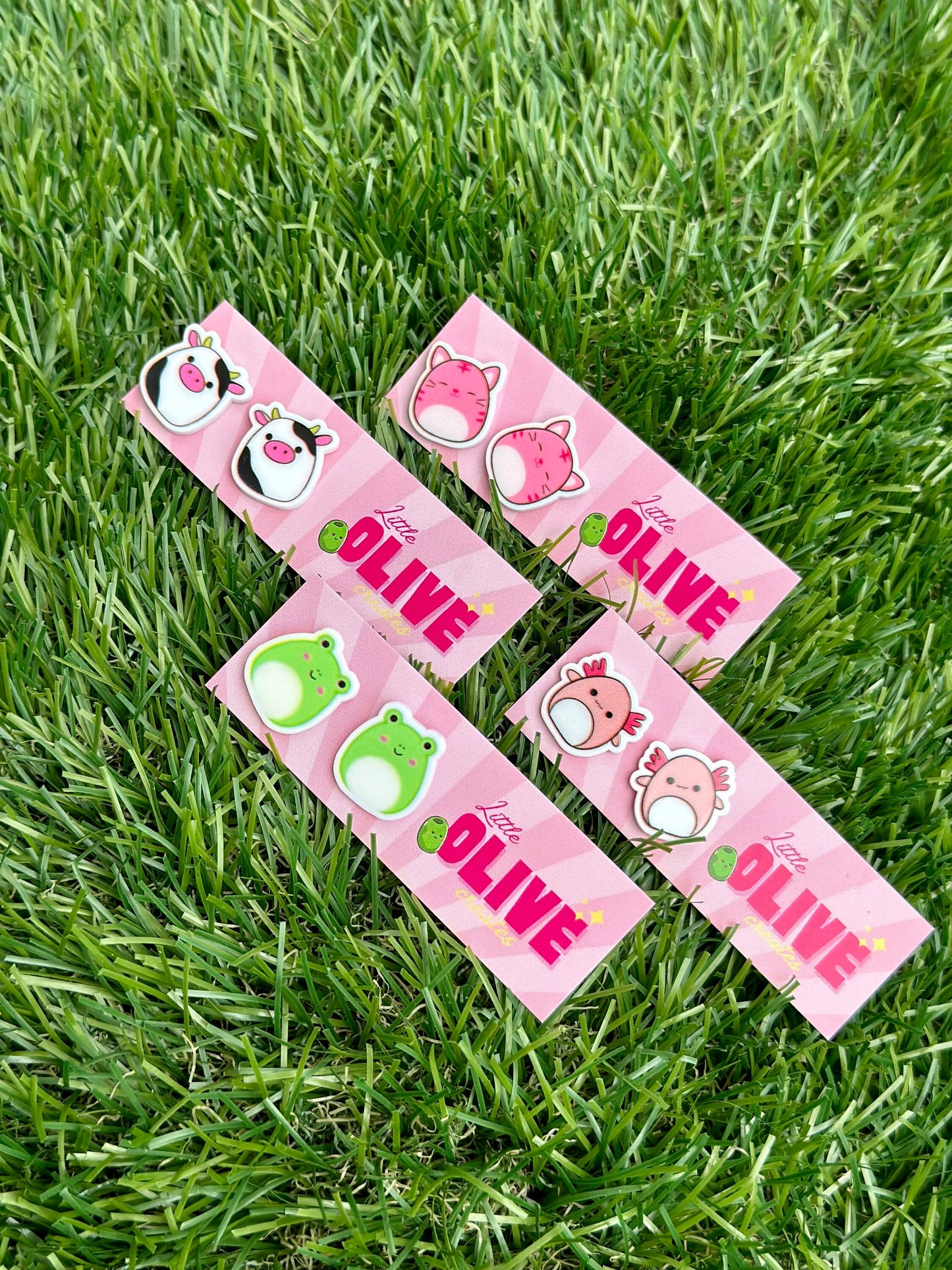 Adorable Squishmallow Stud Earrings - 4 Charming Variations
