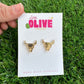 Mini Bull Stud Earrings - Chic and Contemporary Statement for Effortless Style