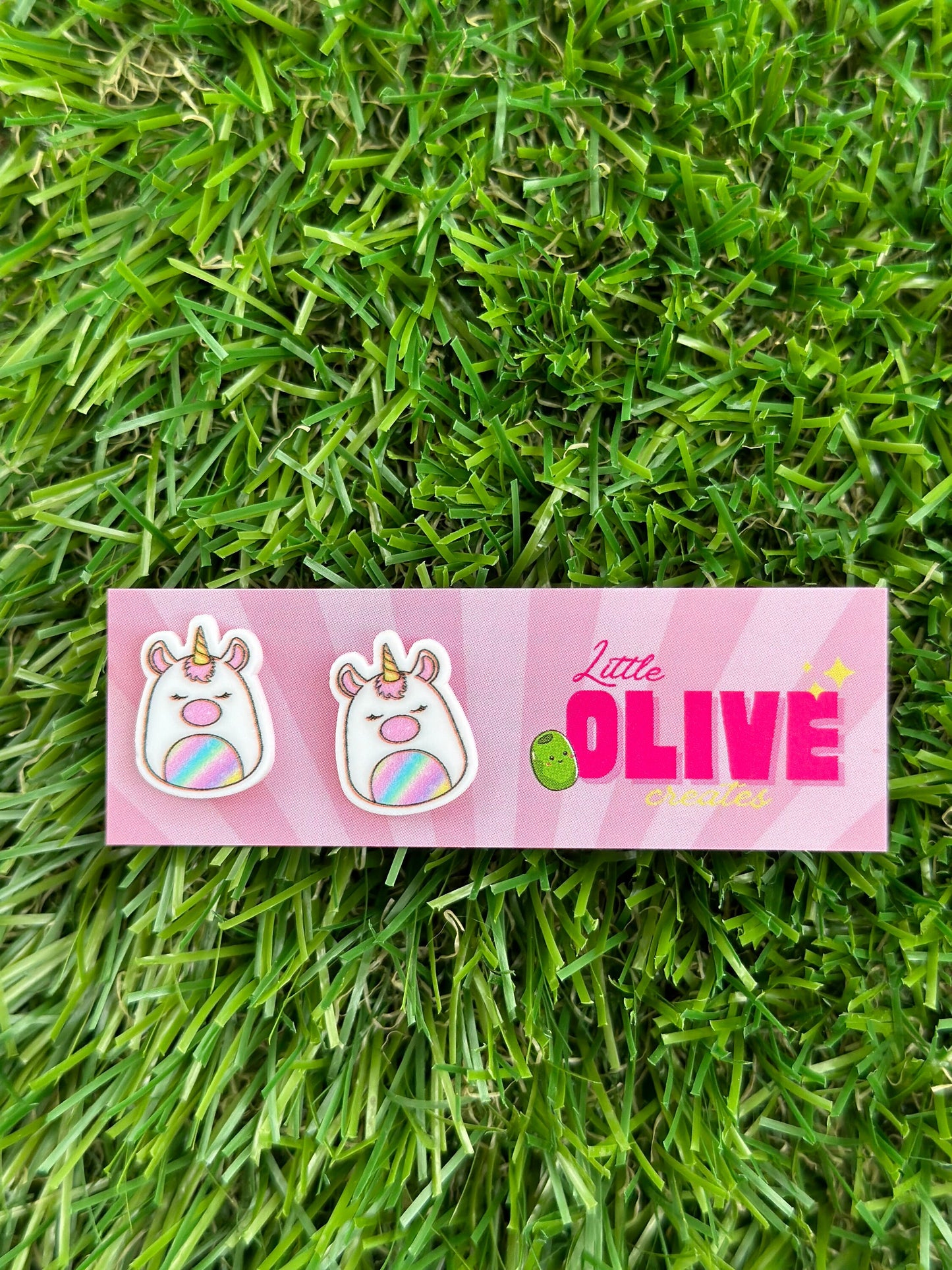 Adorable Unicorn Squishmallow Stud Earrings - 3 Charming Variations