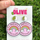 Radiate Positivity Affirmation Dangle Earrings - Uplifting Style