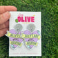 Empowering Affirmation Dangle Earrings - 'Self Care Isn't Selfish' Message, Hypoallergenic Posts