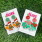 Pokémon Holiday Duo Earrings - Eevee and Bulbasaur Festive Delights