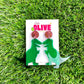 Awesome Dinosaur Dangle Earrings - T-Rex or Brontosaurus, Your Choice!