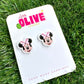 Adorable Minnie-Inspired  Stud Earrings