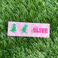 Green Glitter Dinosaur Stud Earrings - 18mm Sparkling Delight for All Ages