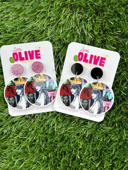 Music Era-Inspired Statement stud or dangle Earrings