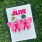 Breast Cancer Awareness Butterfly Dangle Earrings - Supportive Style
