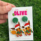 Pokémon Holiday Duo Earrings - Eevee and Bulbasaur Festive Delights