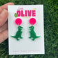 Dino Delight Mini Dangle Earrings - Playful Prehistoric Charm