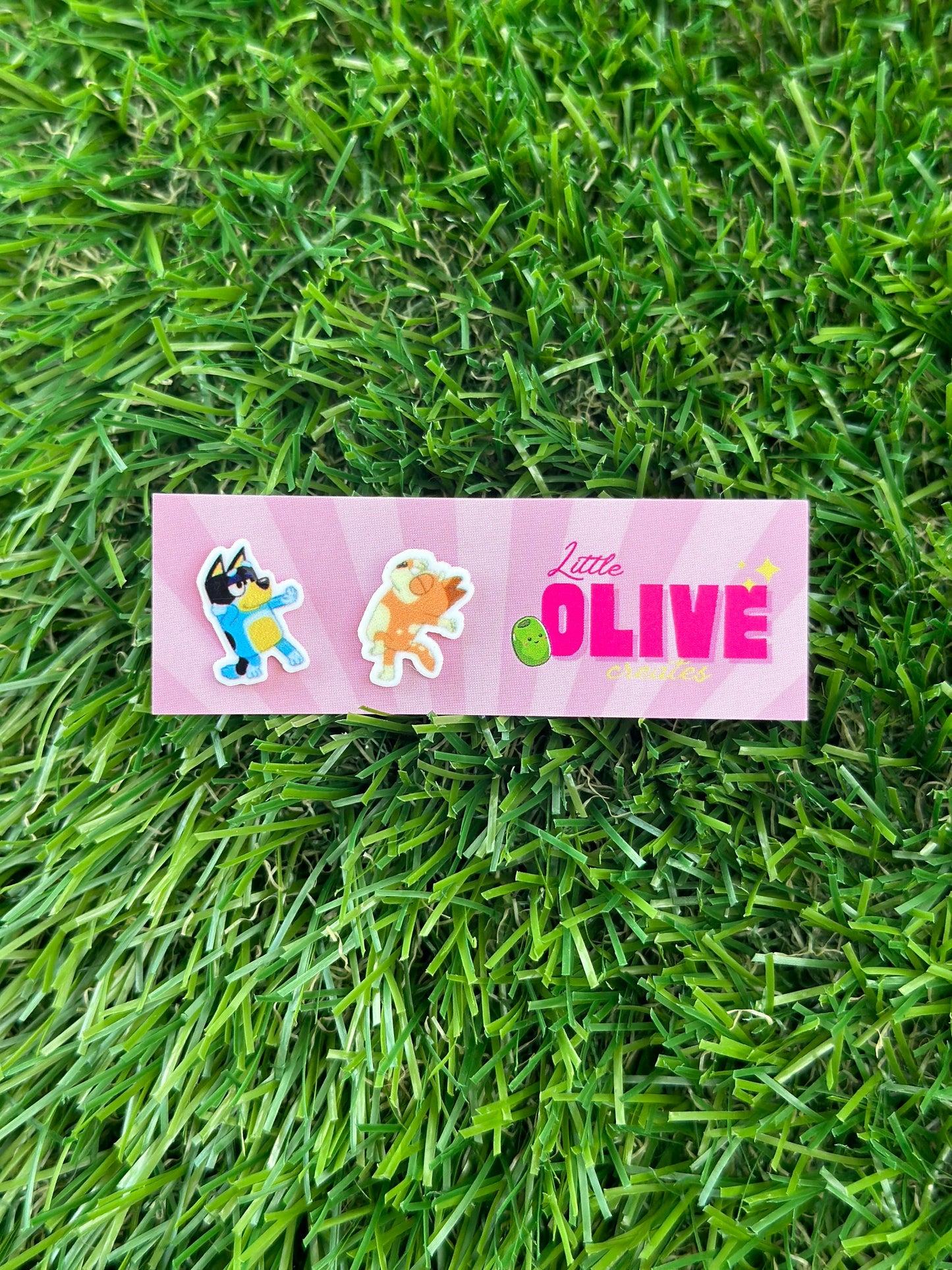 Bluey Stud Earrings - Here Come the Grannies and Bingo's Floppy Bunny and much more!