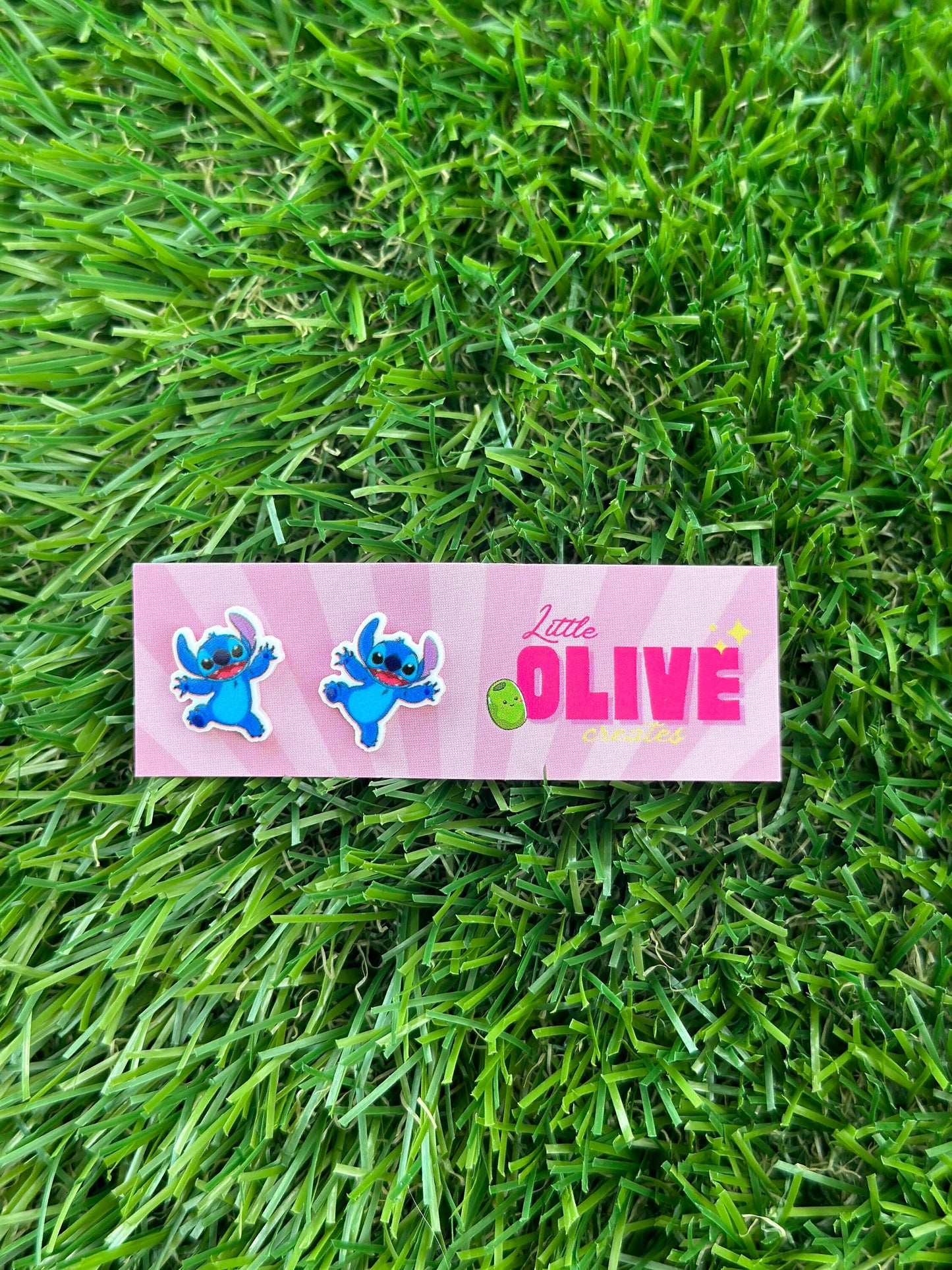 Cute Stitch Stud Earrings – Unleash the Stitchin' Magic!