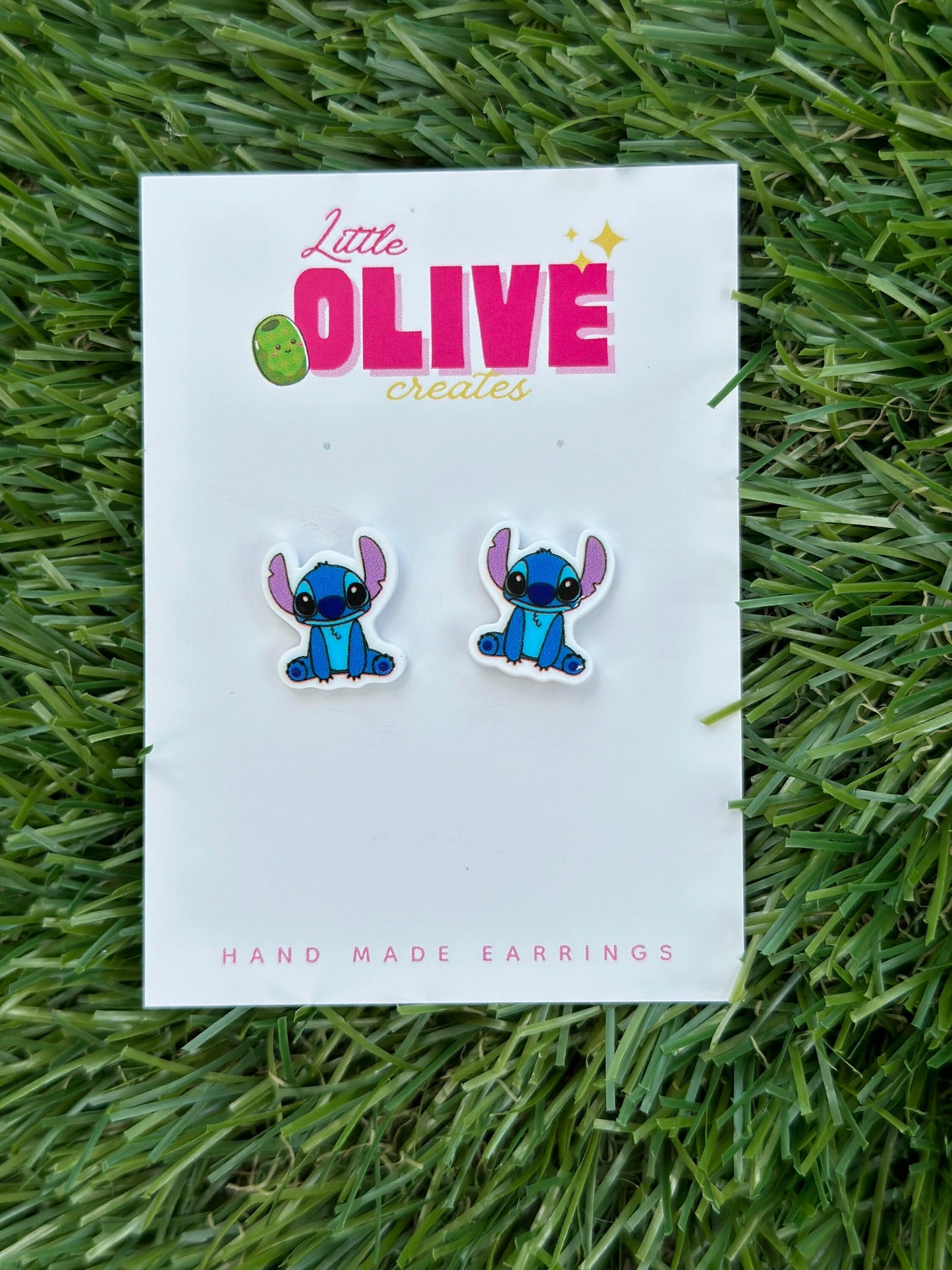 Cute Stitch Stud Earrings – Unleash the Stitchin' Magic!