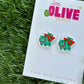 Pokémon Holiday Duo Earrings - Eevee and Bulbasaur Festive Delights
