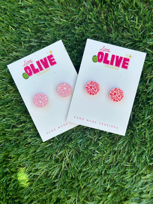 Radiate Love with Our Valentine’s Day Heart Studs - Choose Your Perfect Pair!