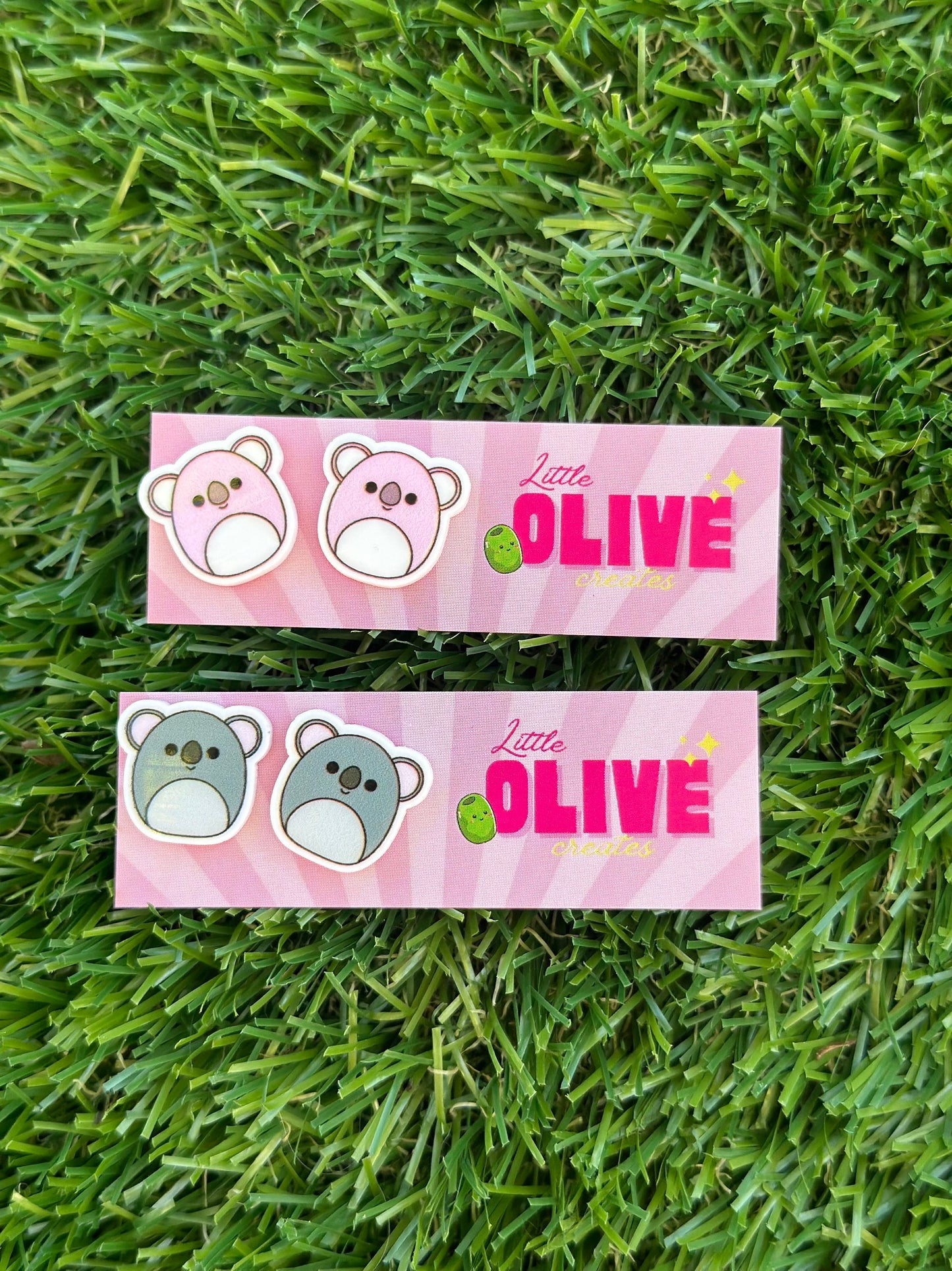 Squishmallow Cuties - Adorable Koala Earrings in 2 Colours