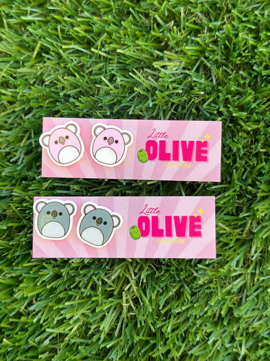 Squishmallow Cuties - Adorable Koala Earrings in 2 Colours