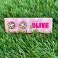 Glittery Easter Hot Cross Bun Stud Earrings - Sweet Style Sparkle!