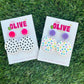 Artistic Elegance: Hand-Painted Confetti Circle Drop Dangle Earrings in 2 Stunning Varieties!