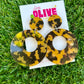 Retro Glam Delight: Tortoise Shell Dangle Hoop Earrings
