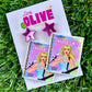 Golden Book style Music Era-Inspired Statement Earrings
