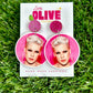 Pink Concert Earrings - Rock Your Look!