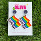 Statement 'Same Love' Pride Earrings