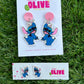 Easter Stitch Stud and Dangle Earrings - Hop into Spring with Stitch!