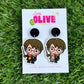 Wizarding World Dangle Earrings - Perfect for Potter Fans!